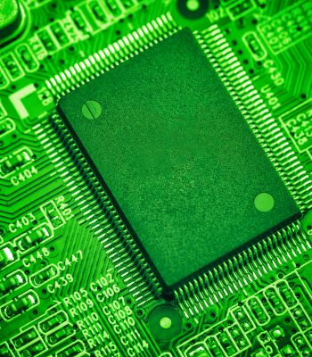 Imagen de un microchip